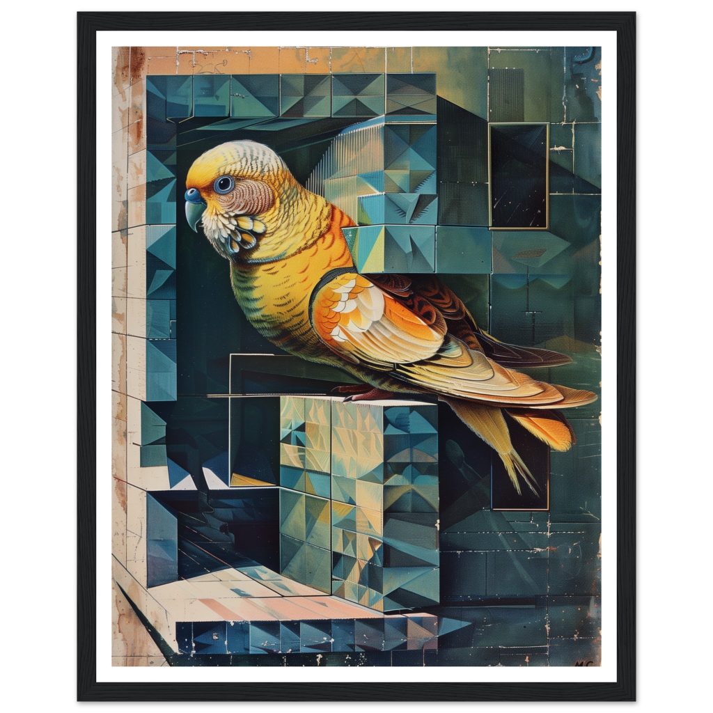 Budgerigar - M. C. Escher - Poster