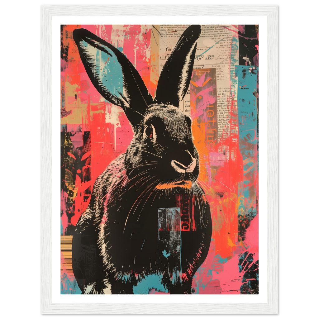 Black Rabbit - Andy Warhol - Poster