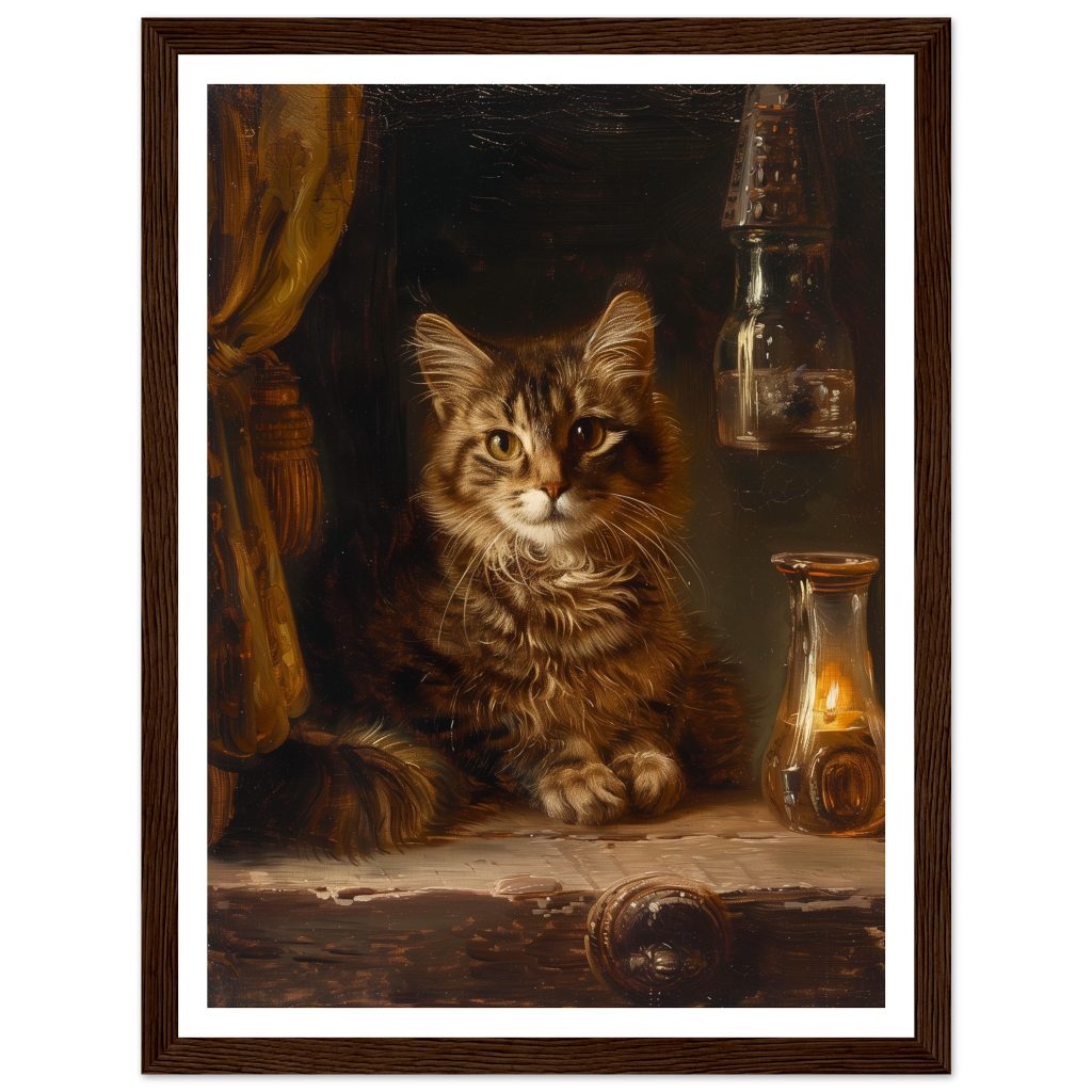 Tabby Cat - Rembrandt van Rijn - Poster