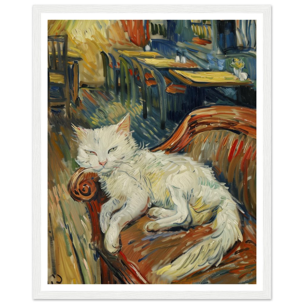White Cat - Vincent van Gogh - Poster