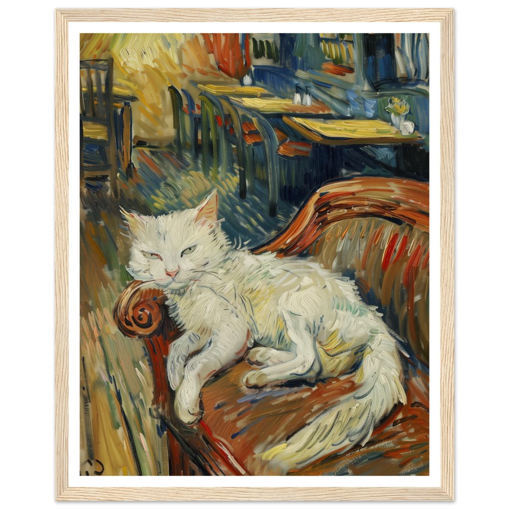 White Cat - Vincent van Gogh - Poster