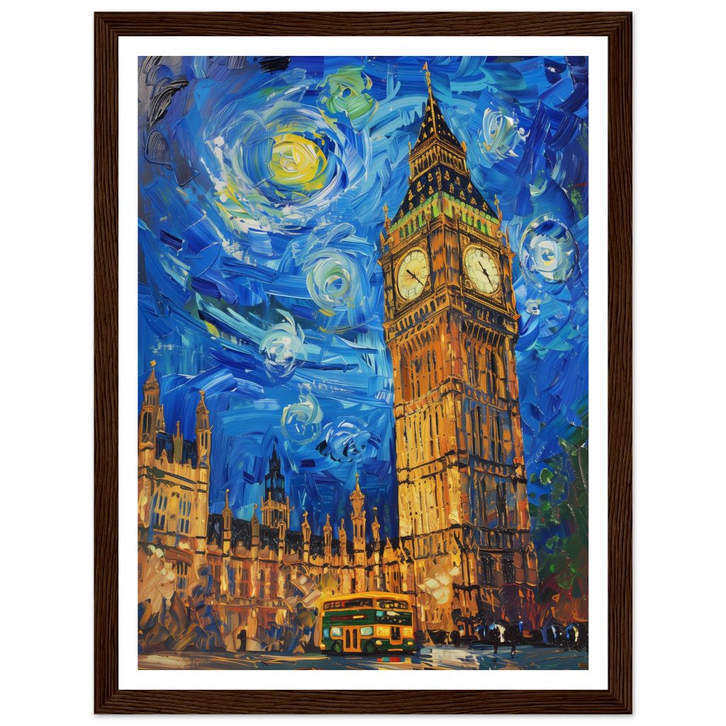 Big Ben - Vincent van Gogh - Series #2 - Poster