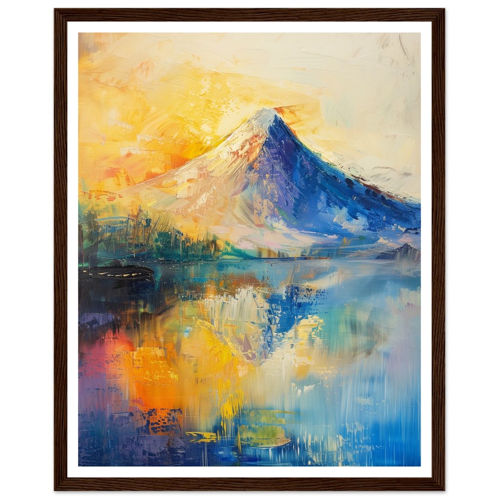Mount Fuji - Claude Monet - Poster