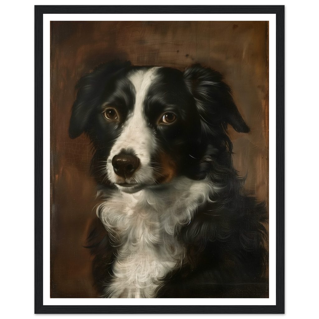 Border Collie - Leonardo da Vinci - Poster