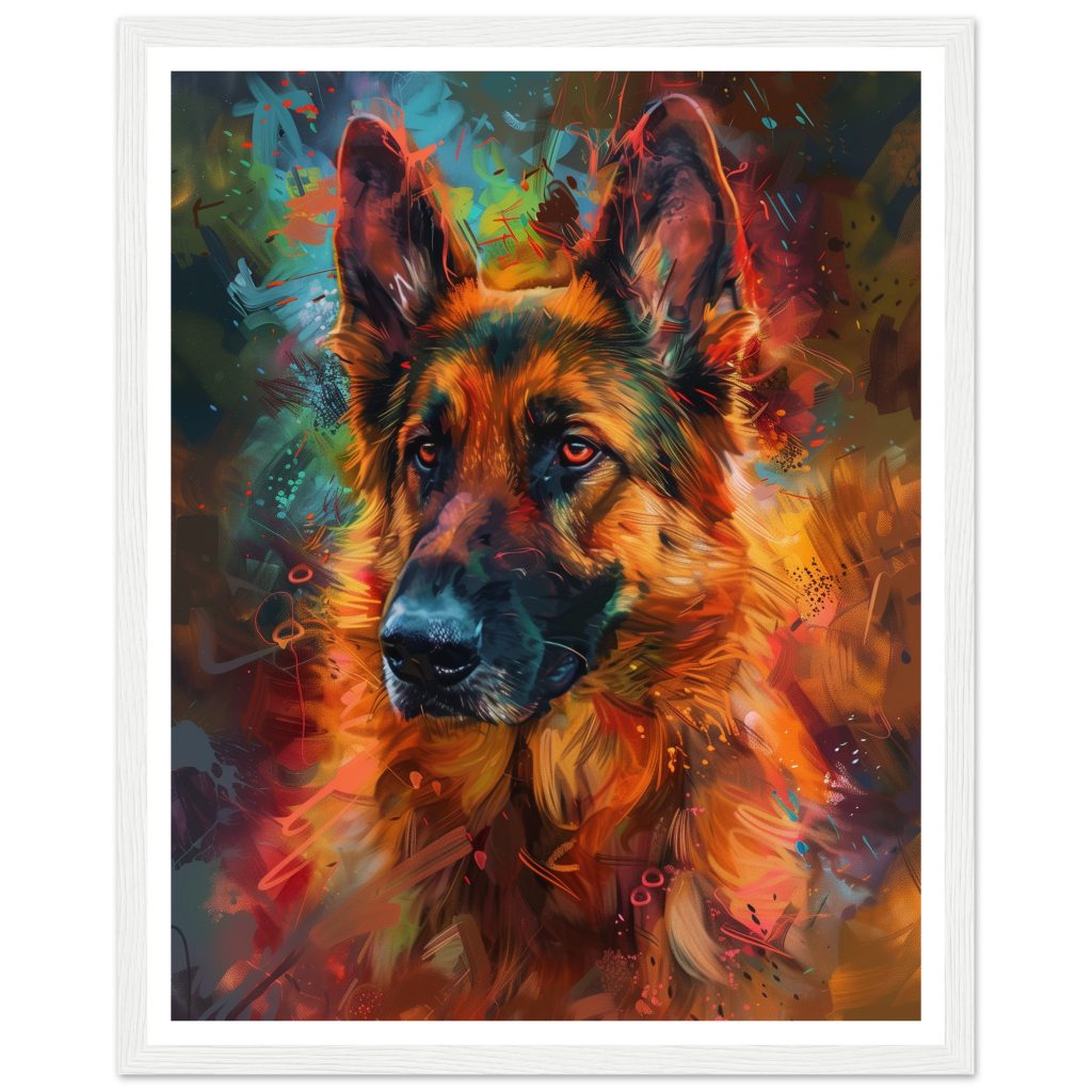German Shepherd - Rembrandt van Rijn - Poster