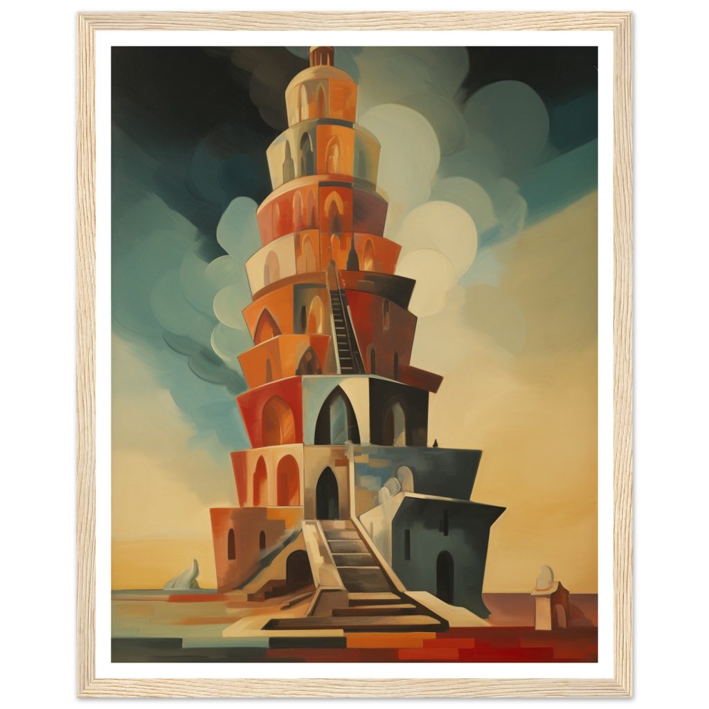 The Leaning Tower of Pisa - Pablo Picasso - Poster