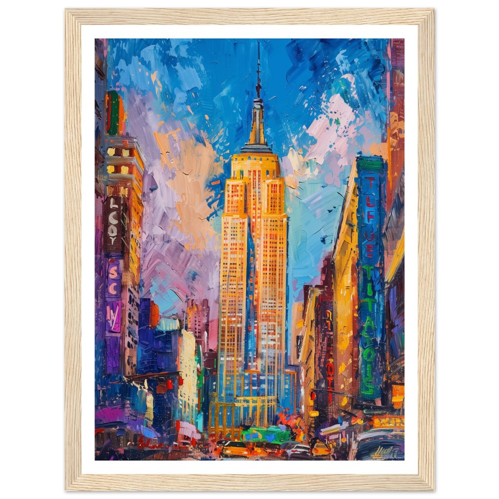 The Empire State Building - Claude Monet - Poster