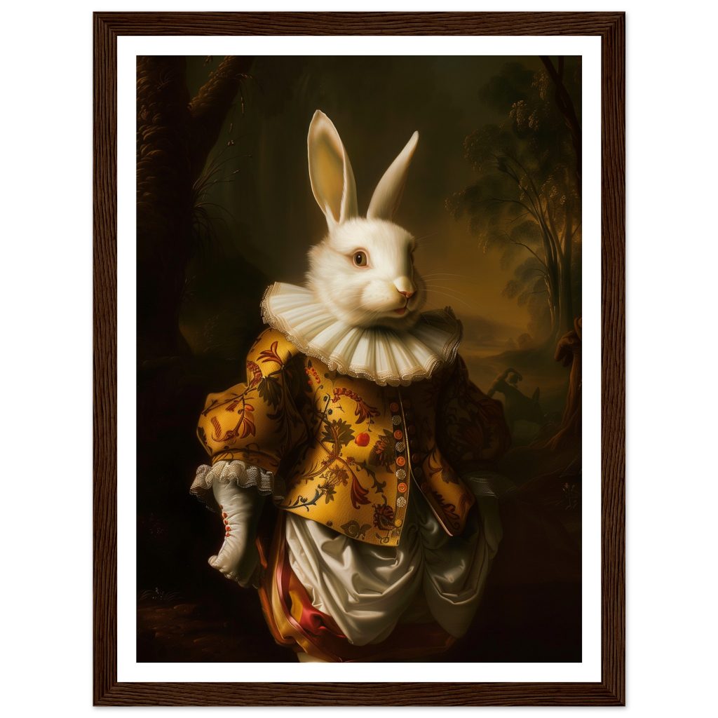 White Rabbit - Rembrandt van Rijn - Poster