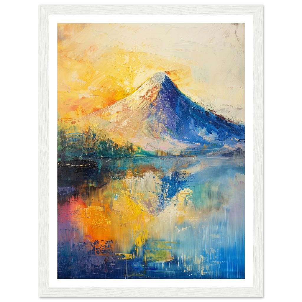 Mount Fuji - Claude Monet - Poster