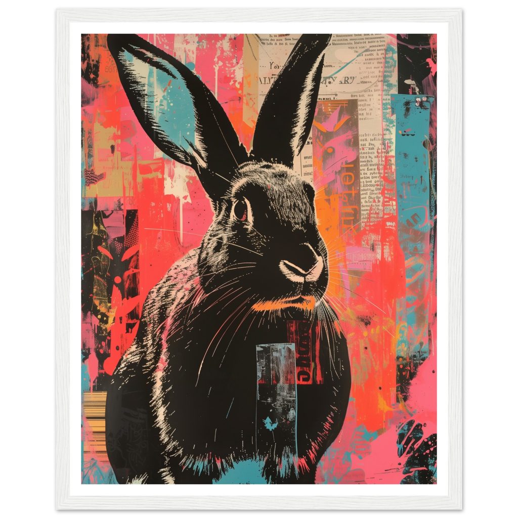 Black Rabbit - Andy Warhol - Poster