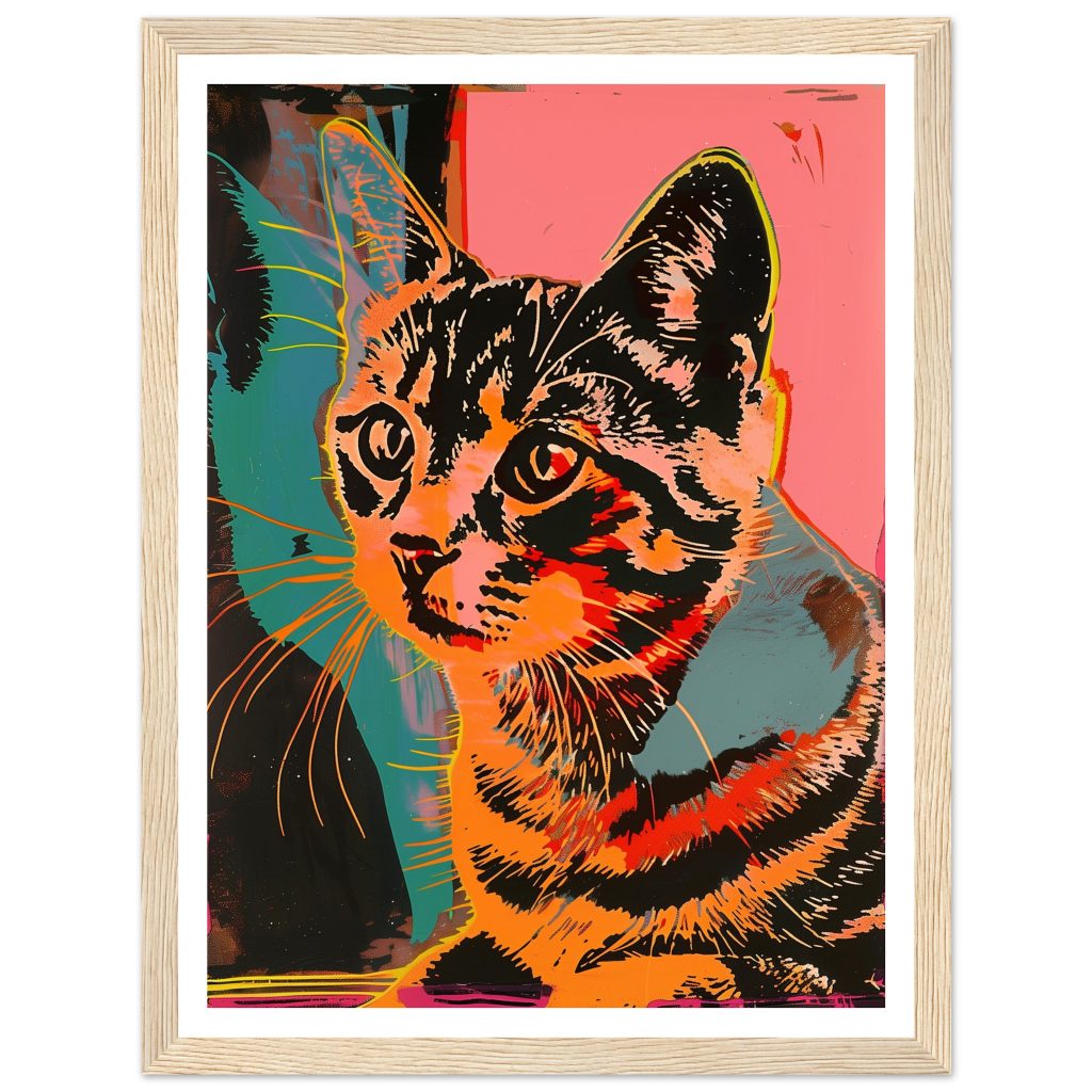 Tabby Cat - Andy Warhol - Poster