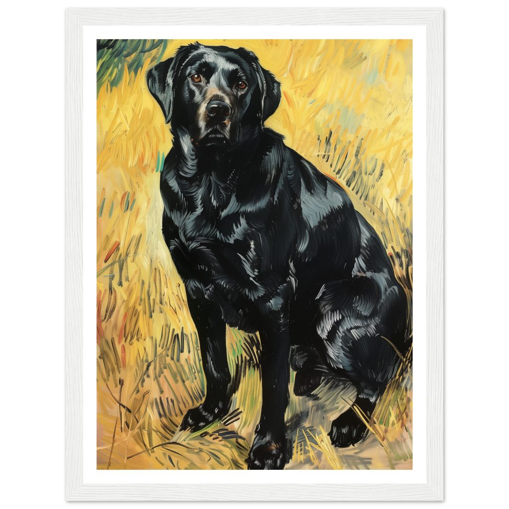 Black Labrador - Vincent van Gogh - Poster