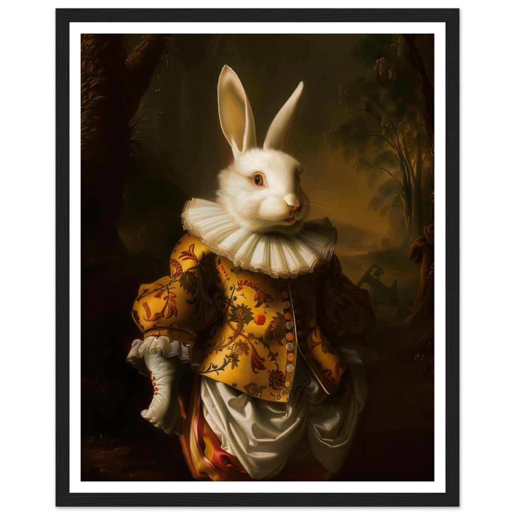 White Rabbit - Rembrandt van Rijn - Poster