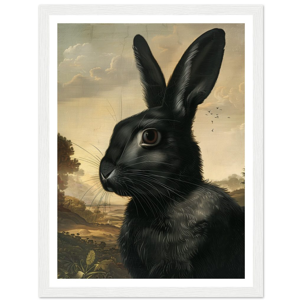 Black Rabbit - Leonardo da Vinci - Poster