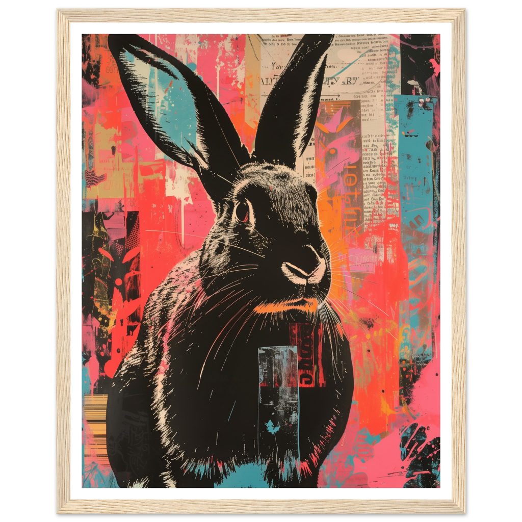 Black Rabbit - Andy Warhol - Poster