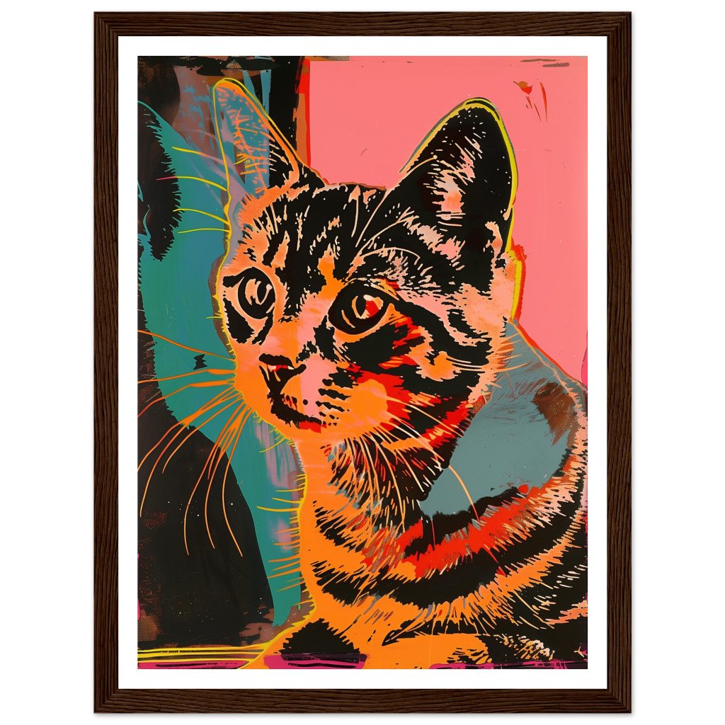 Tabby Cat - Andy Warhol - Poster