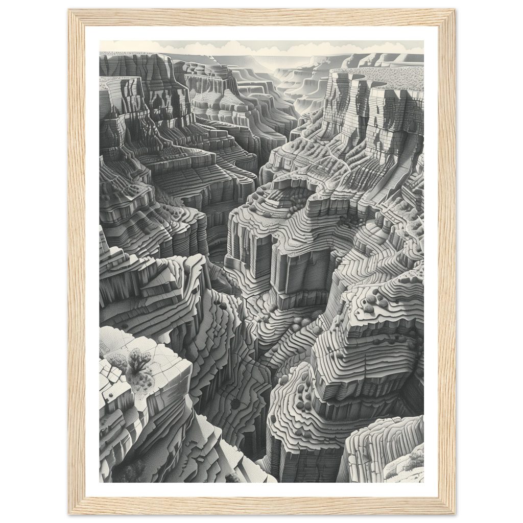 Grand Canyon - M. C. Escher - Poster