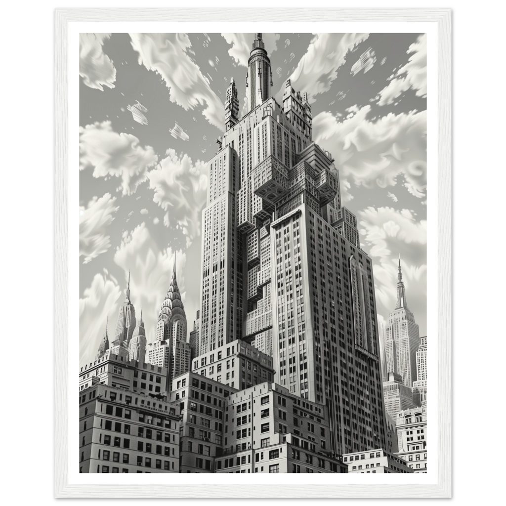 The Empire State Building - M.C. Escher - Poster