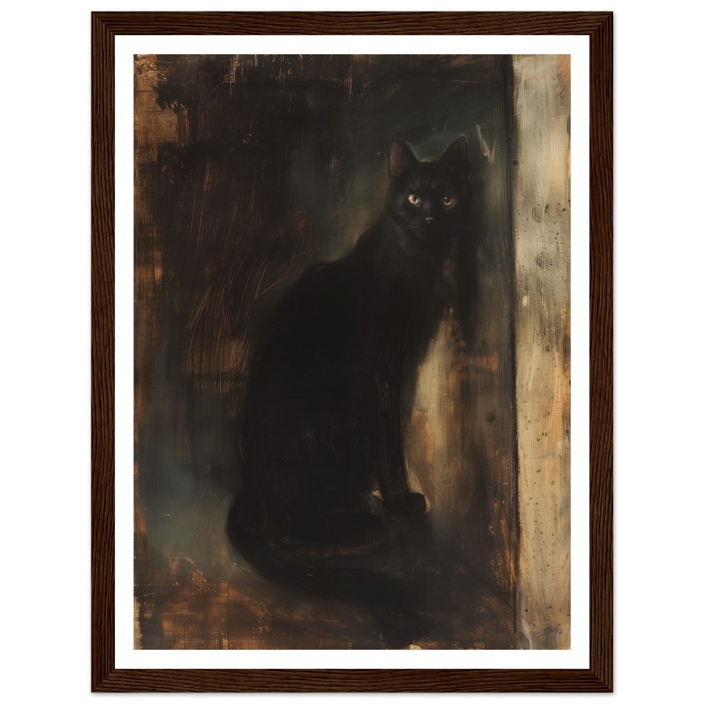 Black Cat - Leonardo da Vinci - Poster