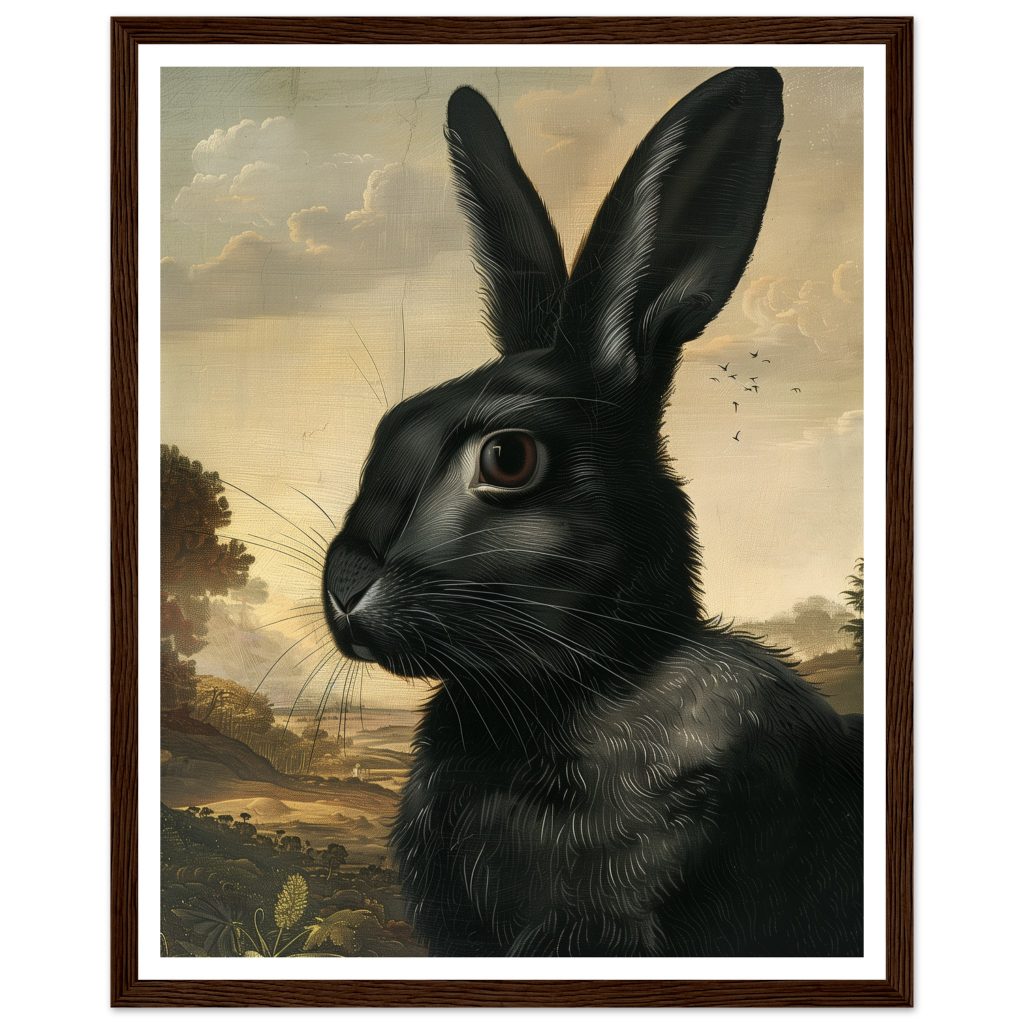 Black Rabbit - Leonardo da Vinci - Poster