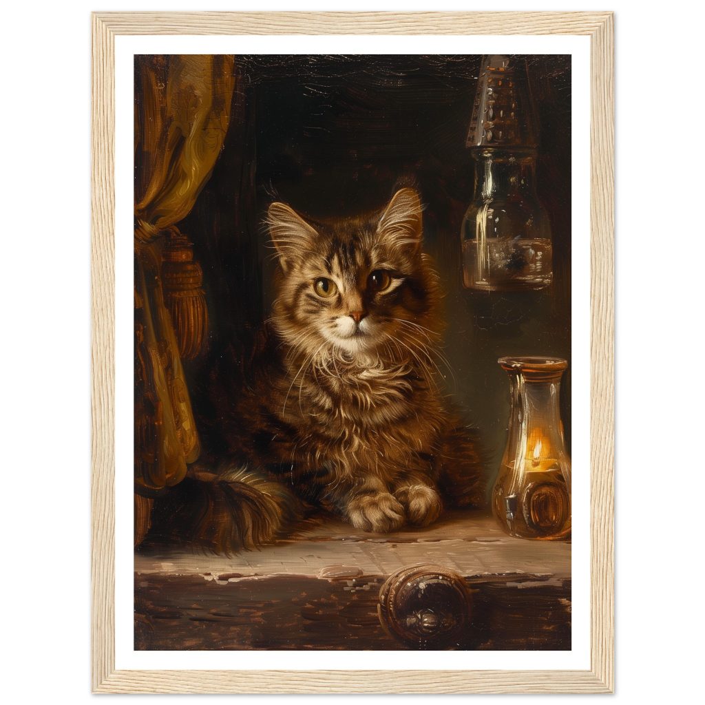 Tabby Cat - Rembrandt van Rijn - Poster