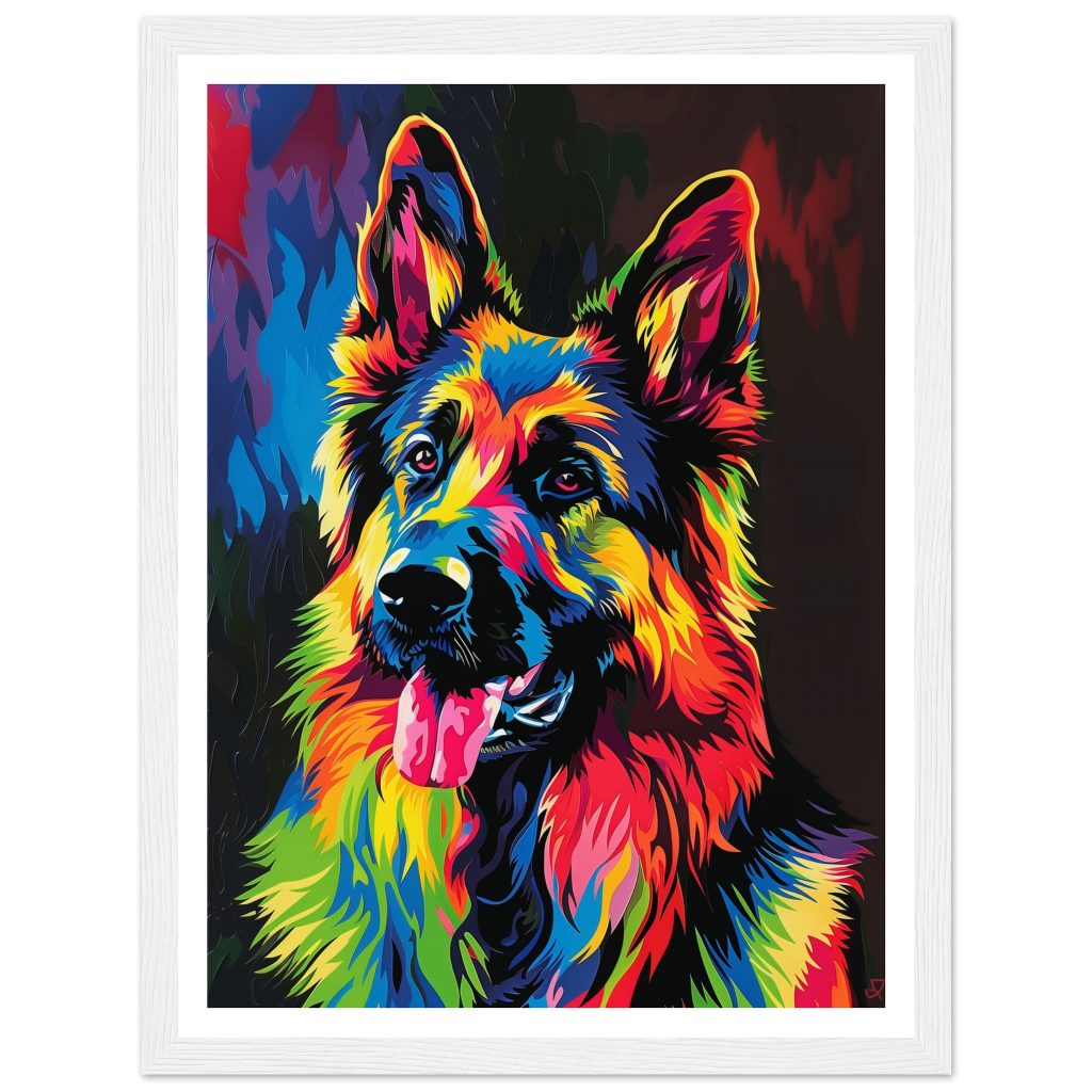 German Shepherd - Vincent van Gogh - Poster