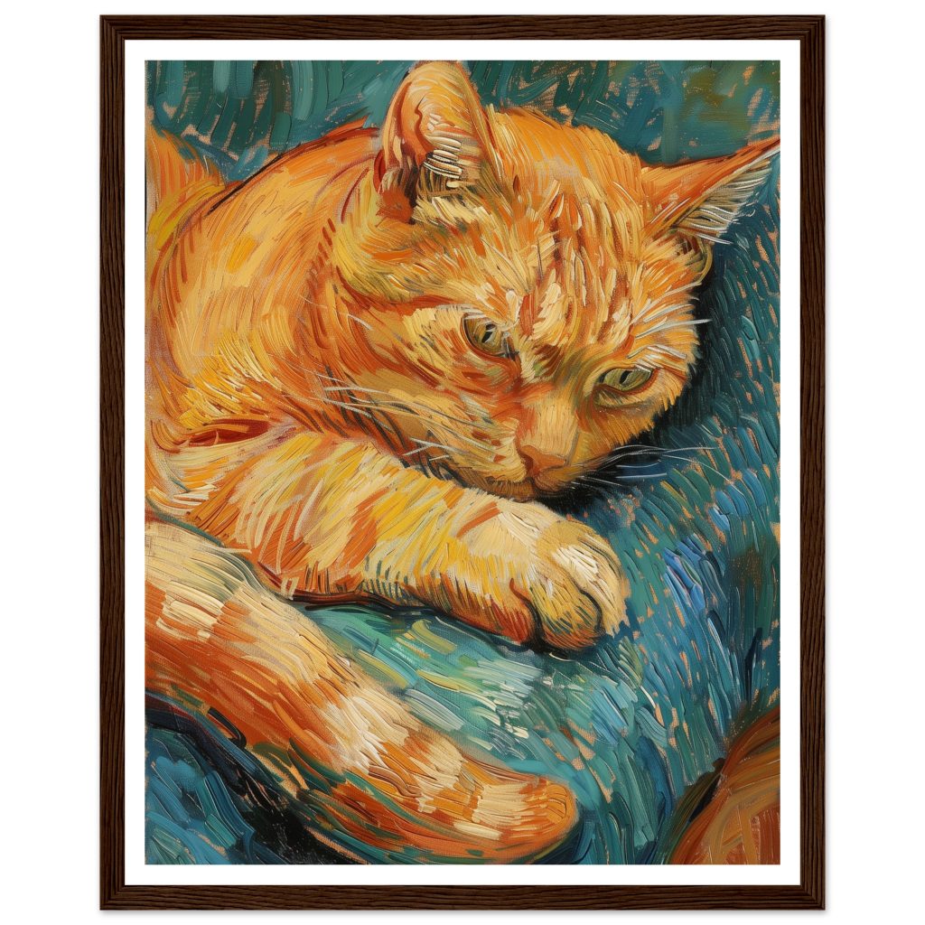 Ginger Cat - Vincent van Gogh - Poster