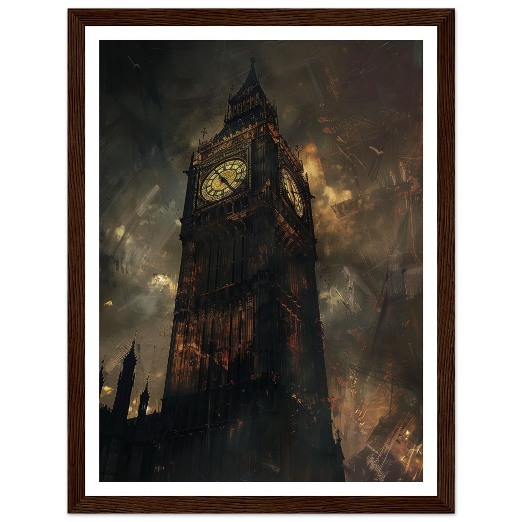 Big Ben - Rembrandt - Series #2 - Poster
