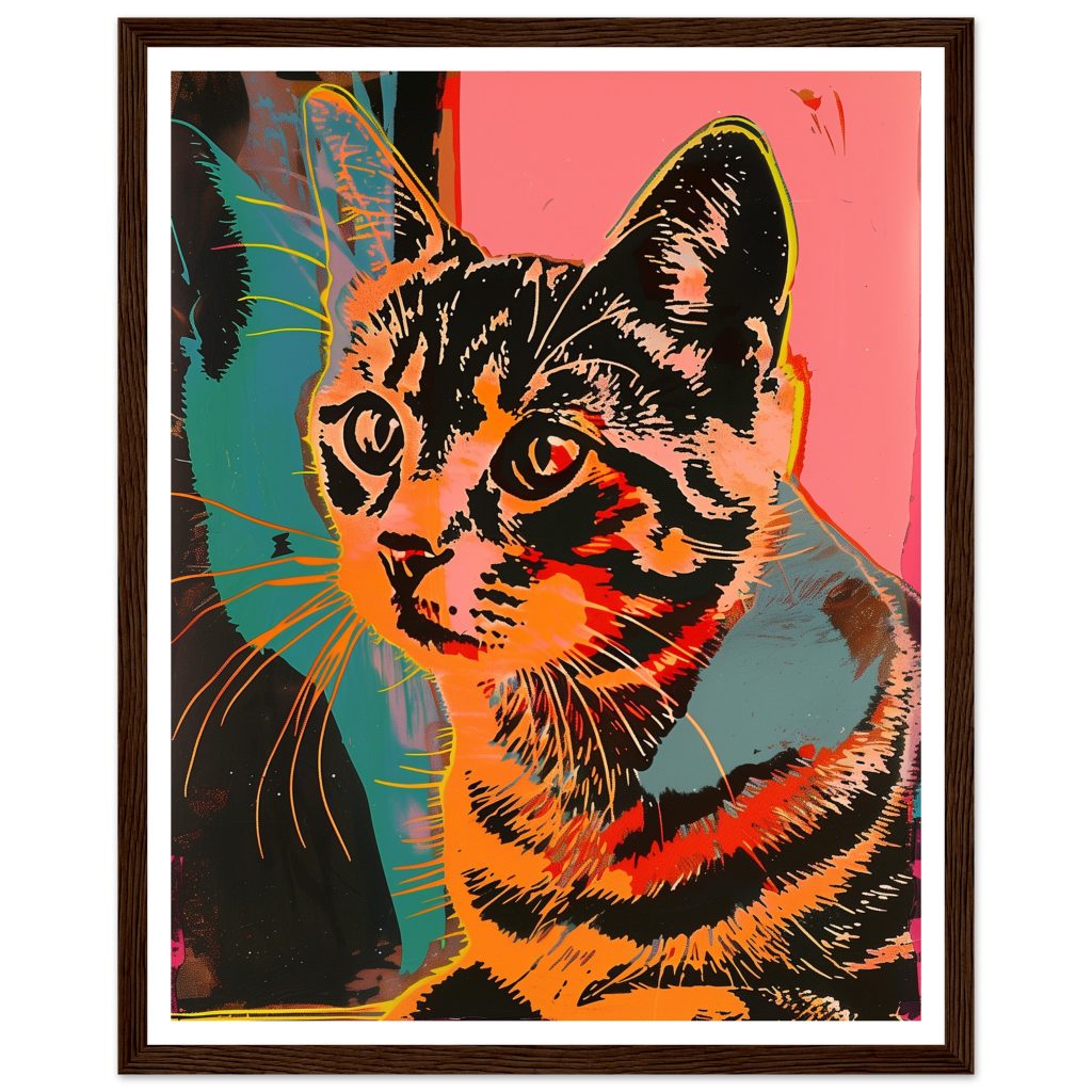 Tabby Cat - Andy Warhol - Poster