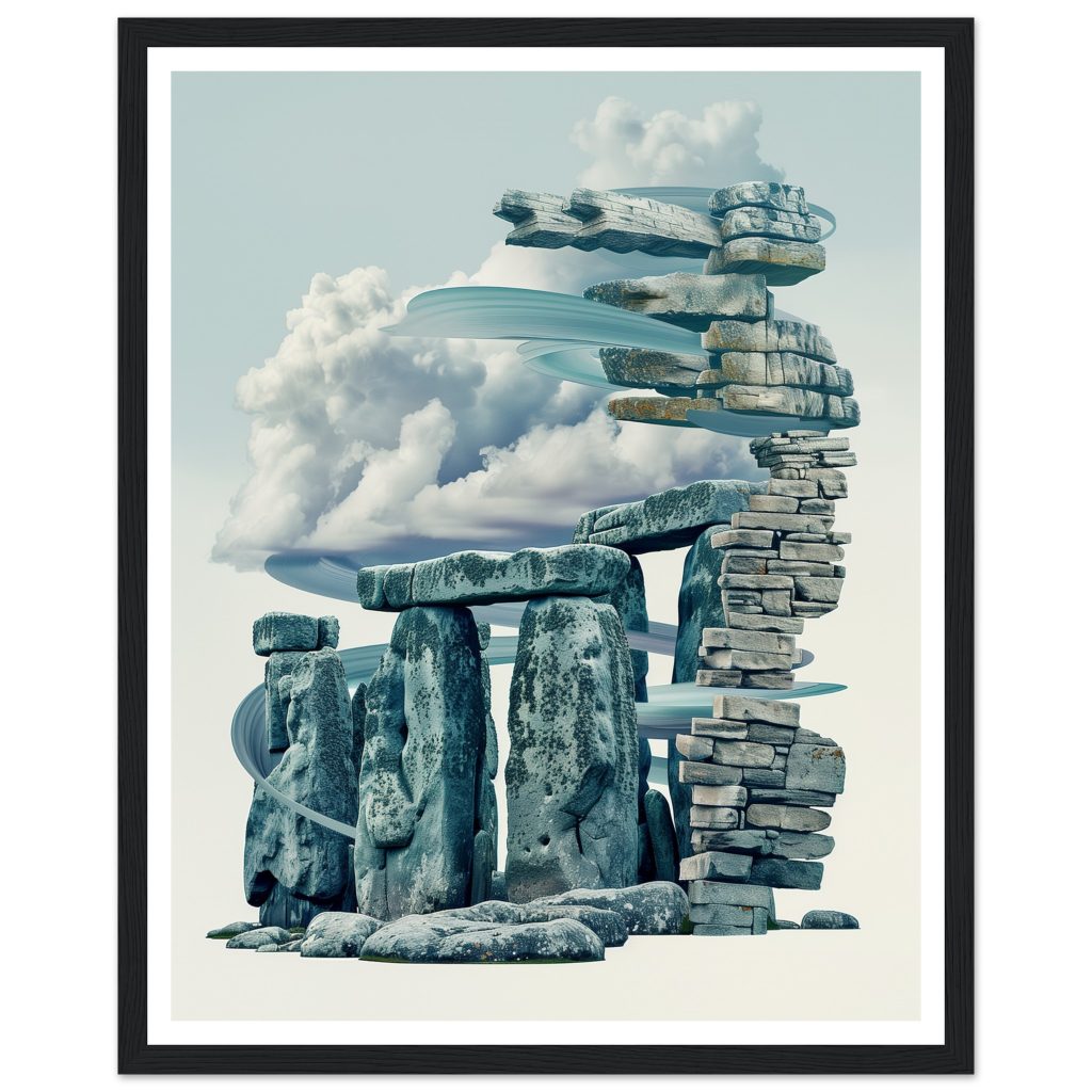 Stonehenge - Salvador Dalí - Poster