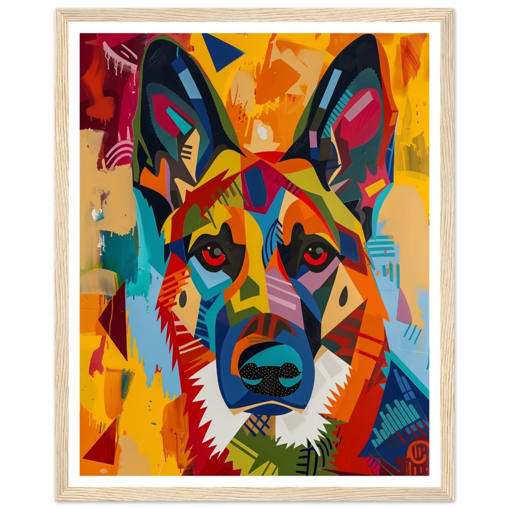 German Shepherd - Pablo Picasso - Poster