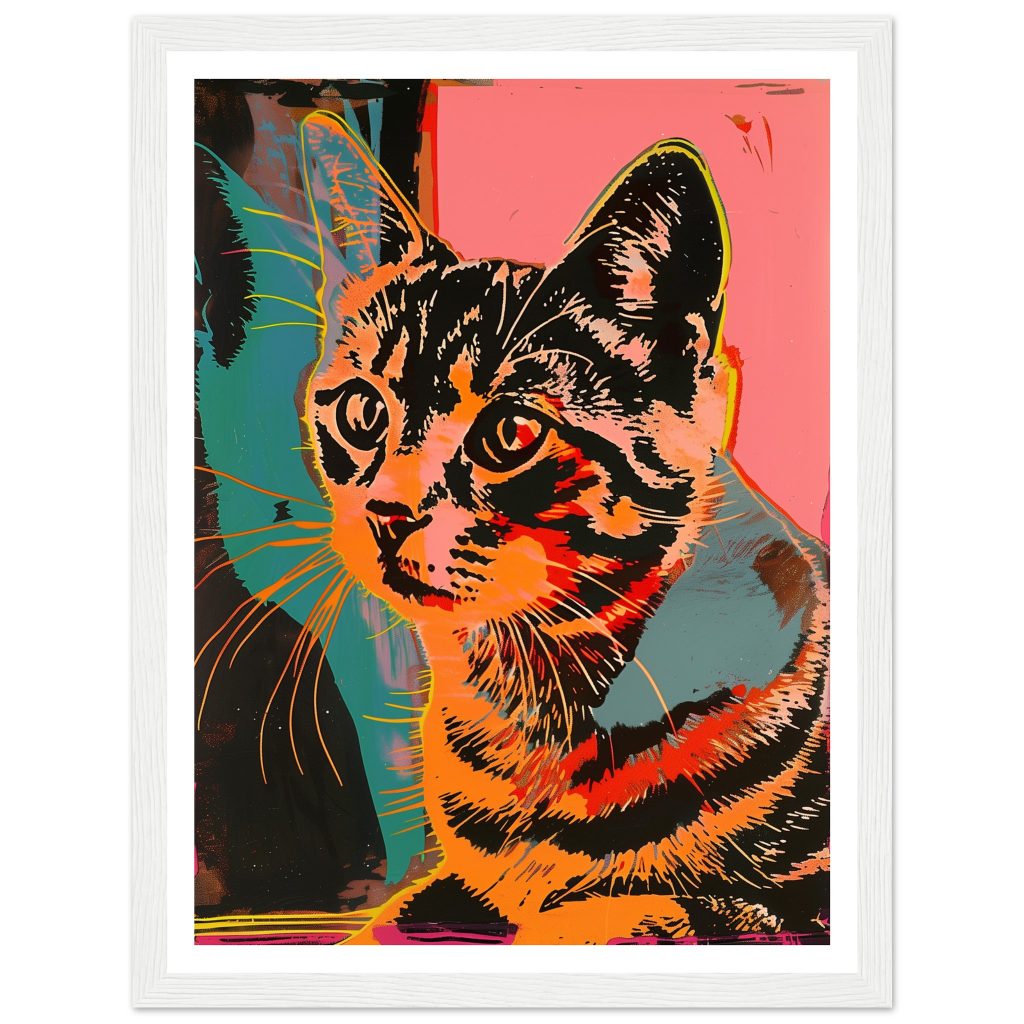 Tabby Cat - Andy Warhol - Poster