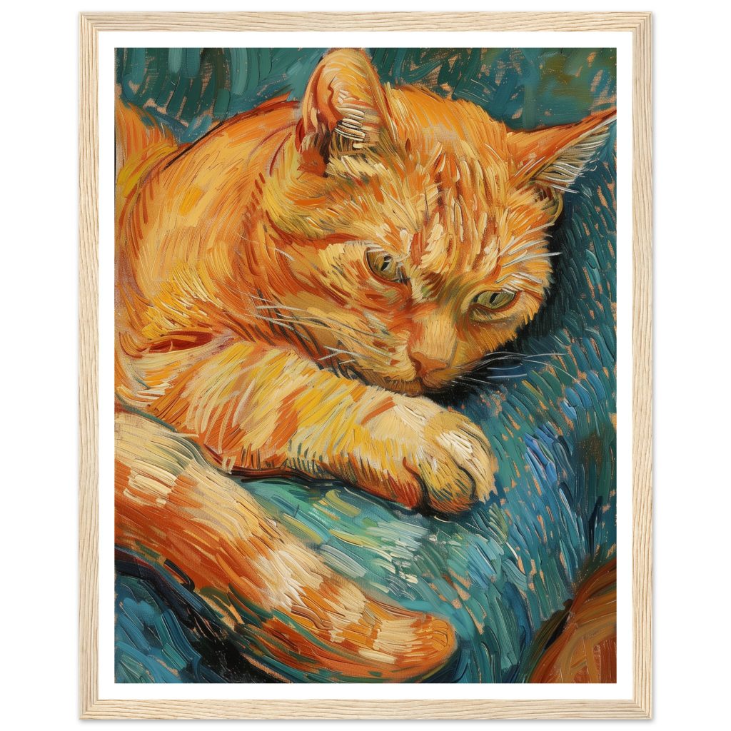 Ginger Cat - Vincent van Gogh - Poster