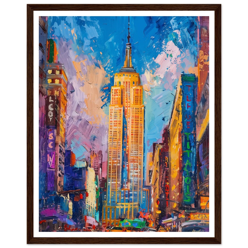 The Empire State Building - Claude Monet - Poster
