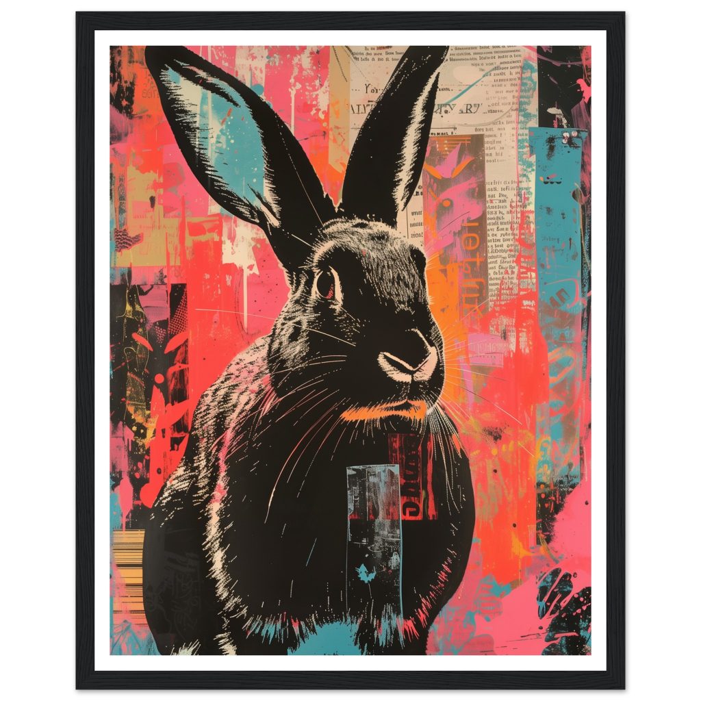 Black Rabbit - Andy Warhol - Poster