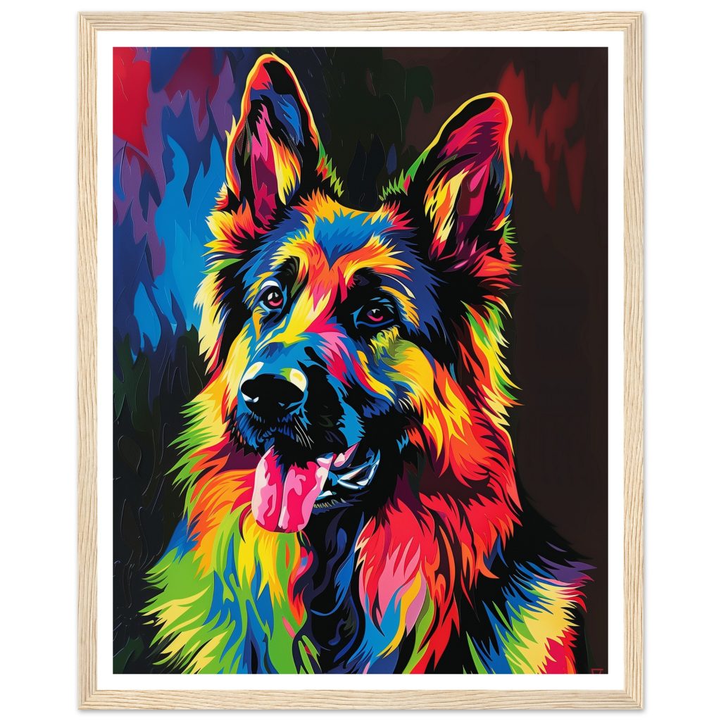 German Shepherd - Vincent van Gogh - Poster