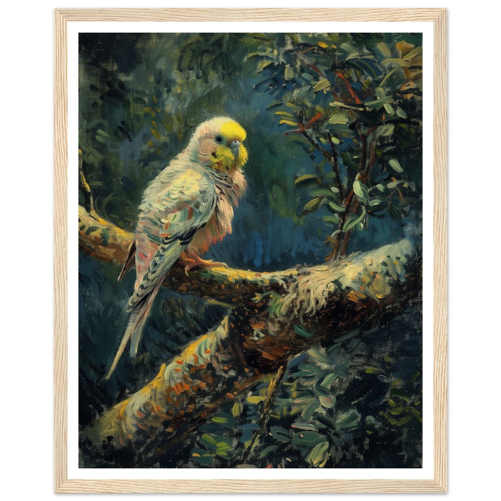 Budgerigar - Claude Monet - Poster