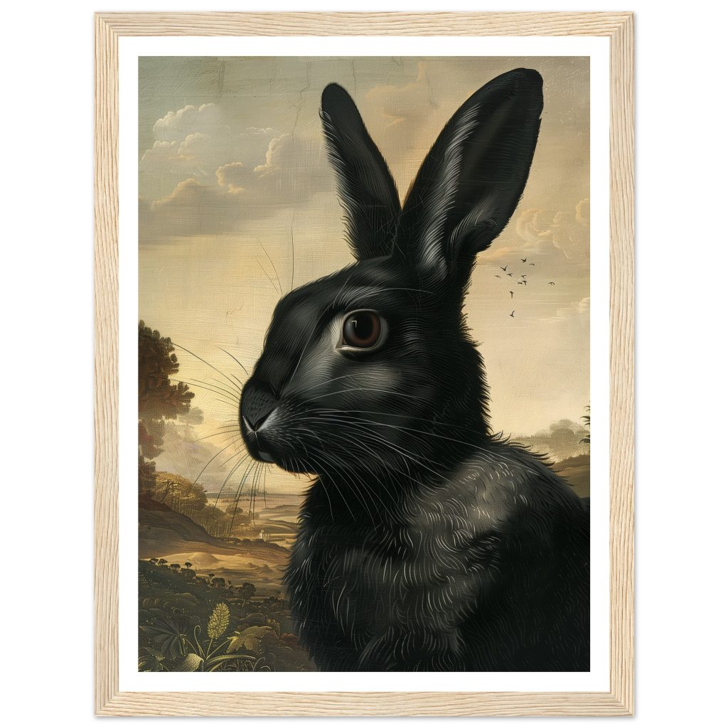 Black Rabbit - Leonardo da Vinci - Poster