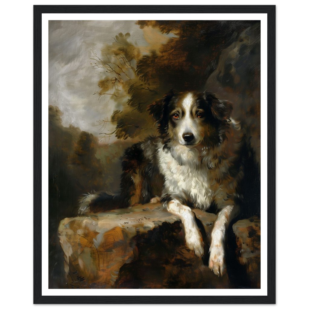 Border Collie - Rembrandt van Rijn - Poster