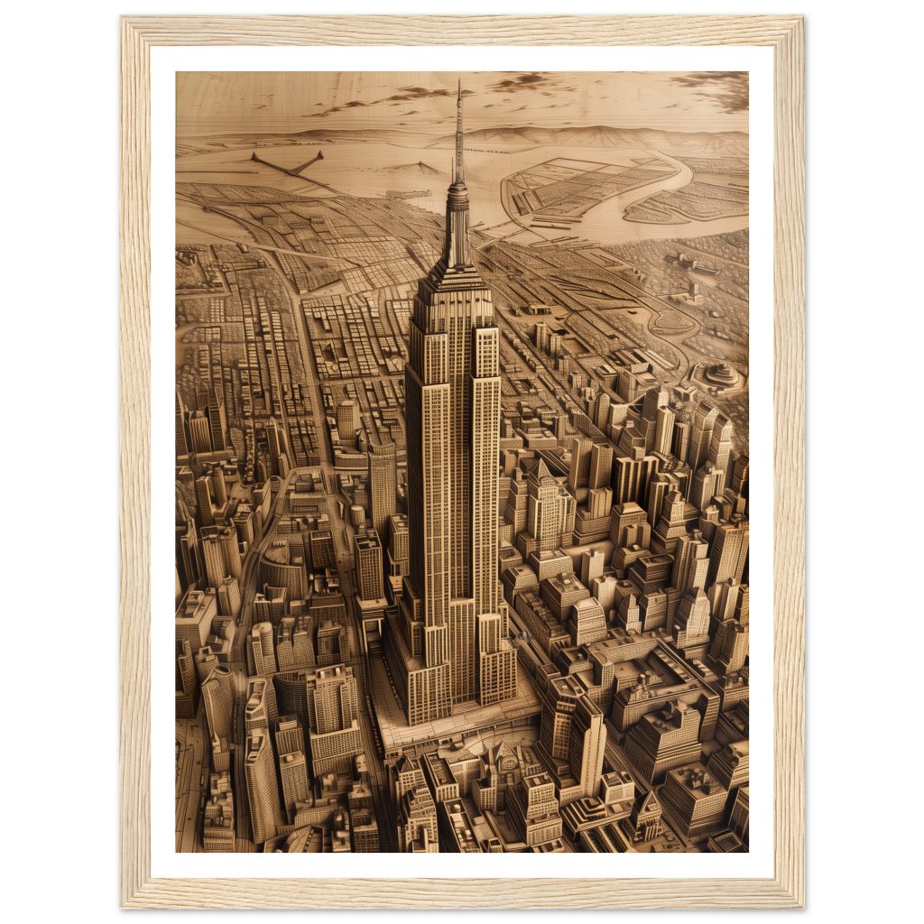 The Empire State Building - Leonardo da Vinci - Poster