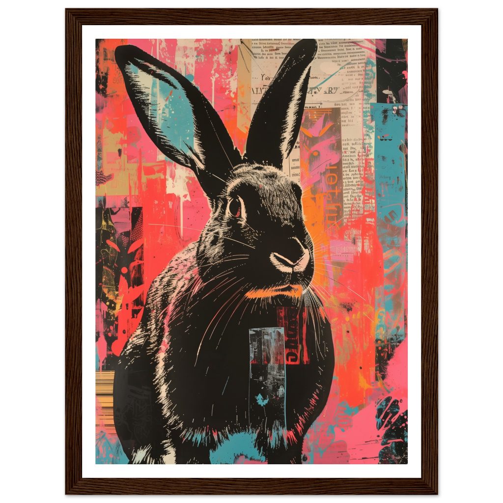 Black Rabbit - Andy Warhol - Poster