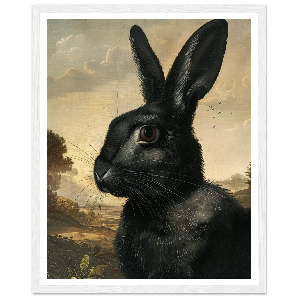 Black Rabbit - Leonardo da Vinci - Poster