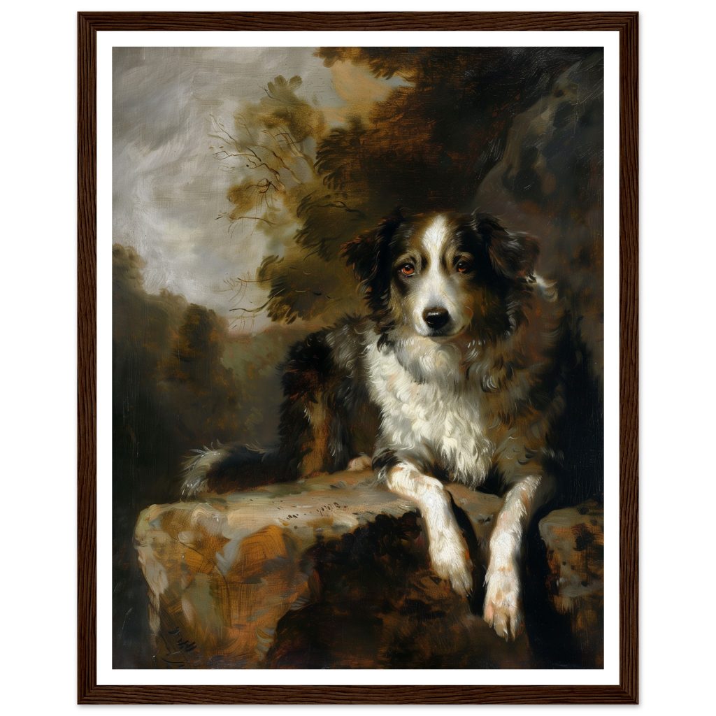 Border Collie - Rembrandt van Rijn - Poster
