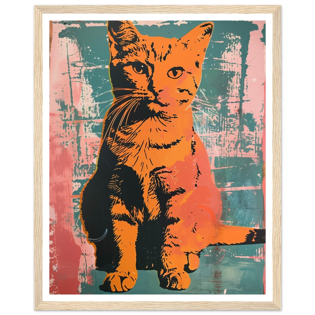Ginger Cat - Andy Warhol - Poster