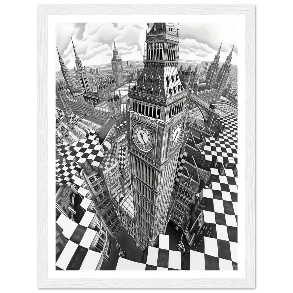 Big Ben - M.C. Escher - Series #2 - Poster