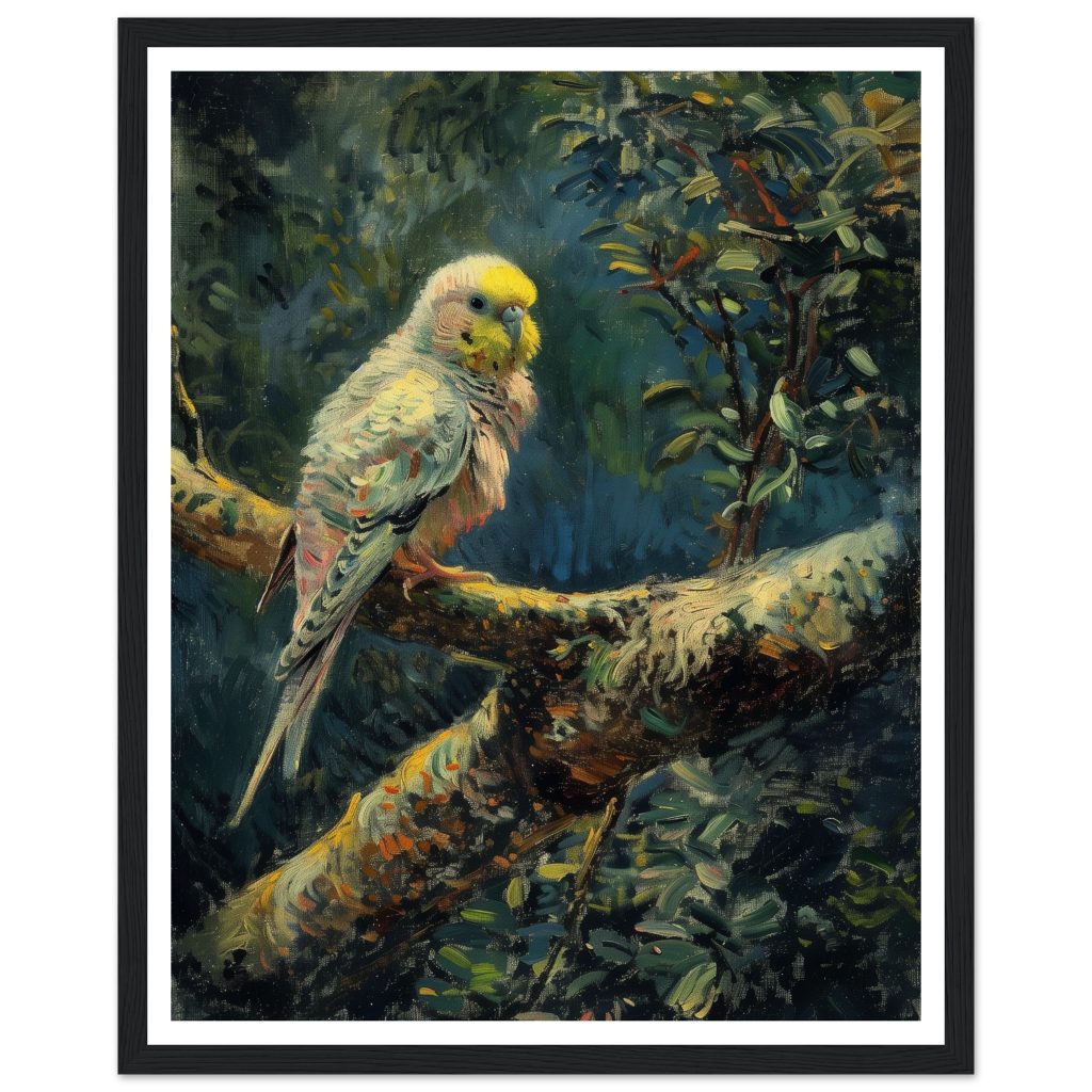Budgerigar - Claude Monet - Poster