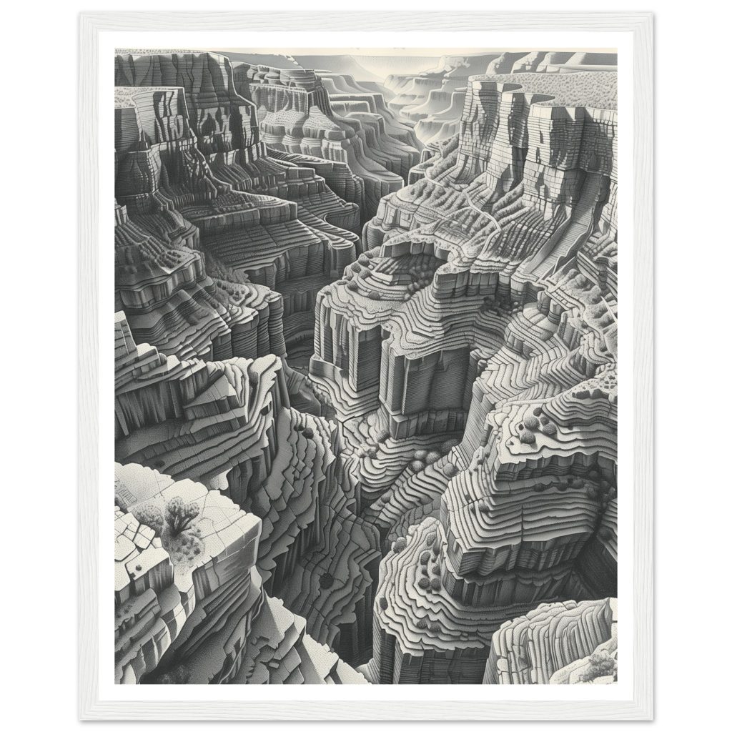 Grand Canyon - M. C. Escher - Poster