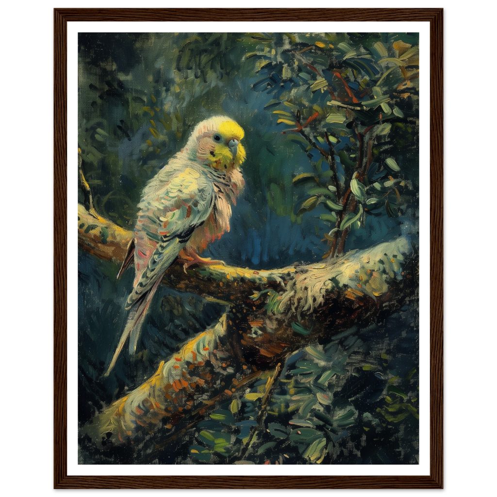 Budgerigar - Claude Monet - Poster
