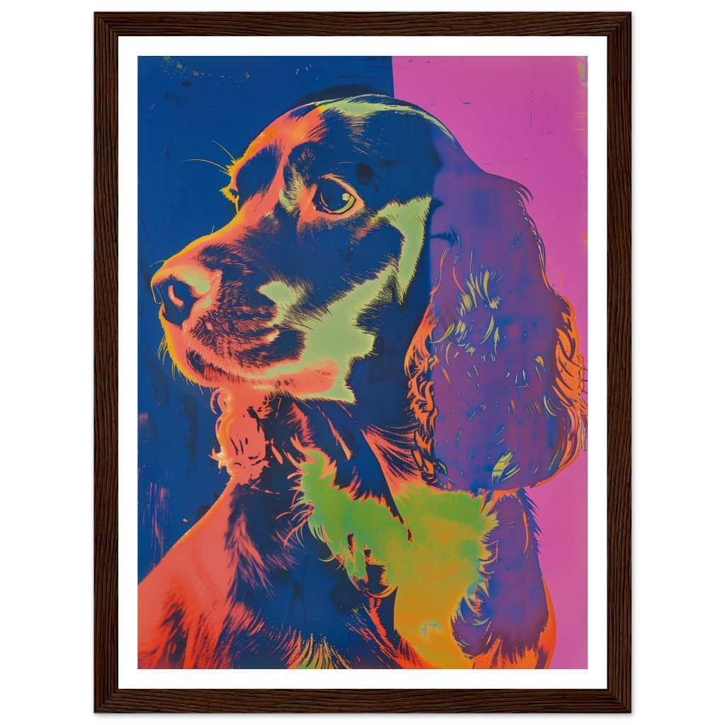 English Cocker Spaniel - Andy Warhol - Poster