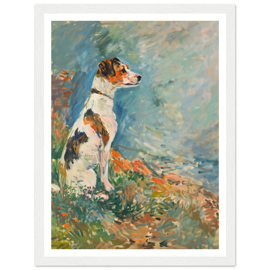 Jack Russell - Claude Monet - Poster